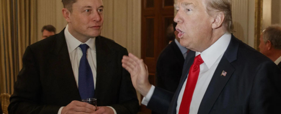 Elon Musks Post in dem er Trump fuer „zu alt