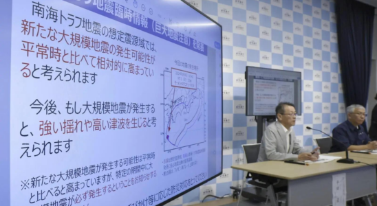 Erdbebenwarnung fuer Japan Die erste Warnung vor einem Megabeben in