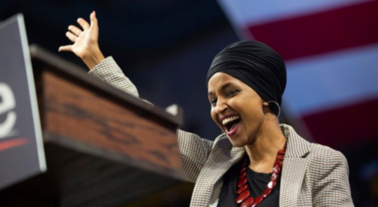 Ilhan Omar Grosser Sieg fuer Kamala Harris Lager Ilhan Omar gewinnt