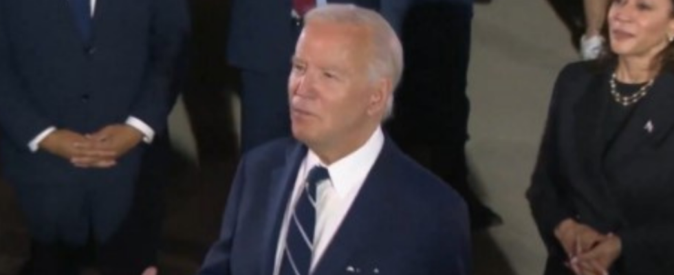 Joe Biden Sehen Sie Biden sagt „Sie muessen noch 100