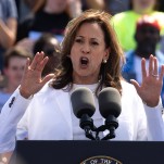 Kamala Harris kann sich bei pro palaestinensischen Demonstranten nicht einfach auf