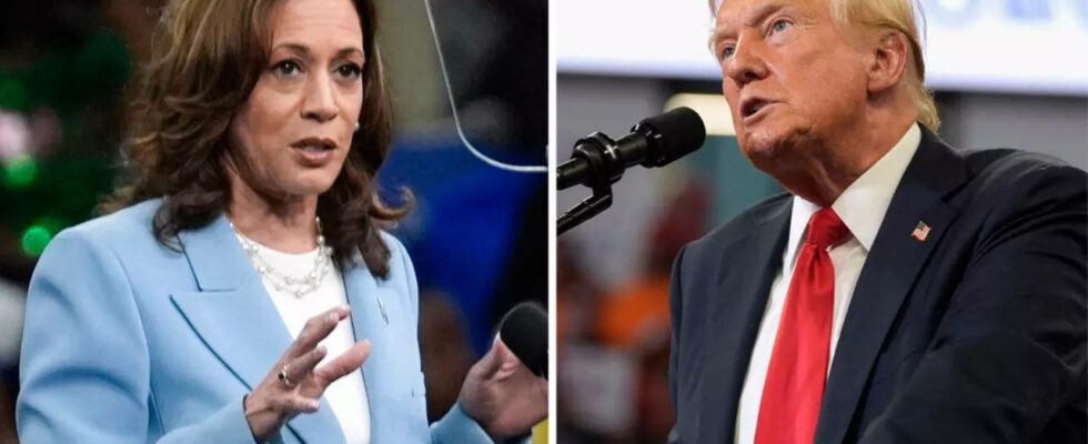 Kamala beruft sich auf ihren patriotischen Ruf und stellt Trump