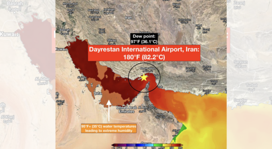 Rekordverdaechtig Iranisches Dorf verzeichnet mit 822 °C den hoechsten Hitzeindex