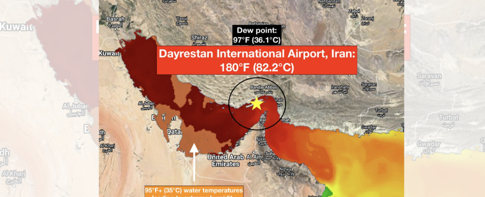 Rekordverdaechtig Iranisches Dorf verzeichnet mit 822 °C den hoechsten Hitzeindex