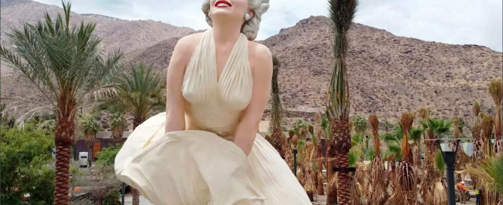 Riesige Marilyn Monroe Statue in den USA soll verlegt werden nachdem sich