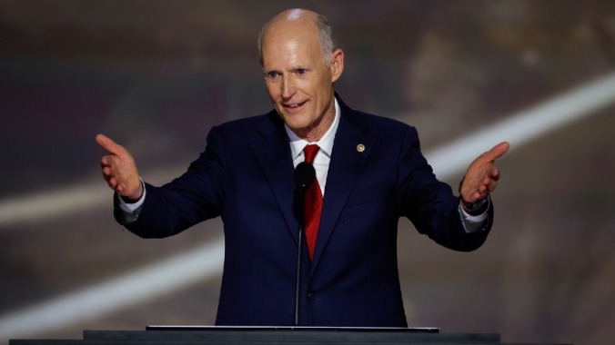 Senator Rick Scott aus Florida haelt Abtreibung fuer „ein gesundes