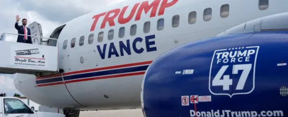 Trump Force Two mit JD Vance an Bord macht Notlandung