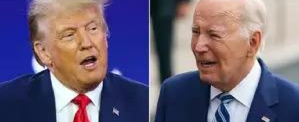 Trump Trump behauptet Biden „hasse Obama und die „verrueckte Pelosi