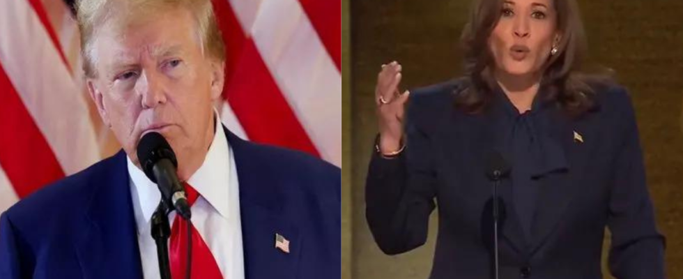 Trump Trumps Kampagne zielt auf „Genosse und „Grenzzarin Kamala wegen