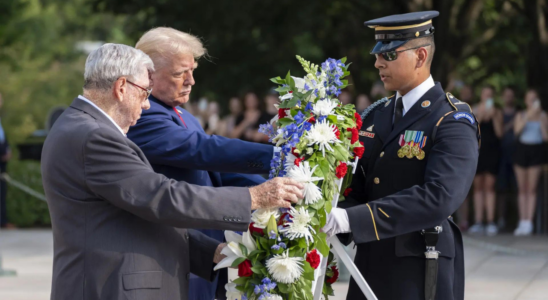 US Praesidentschaftswahlen Wird der Vorfall auf dem Arlington Friedhof zu Trumps politischem