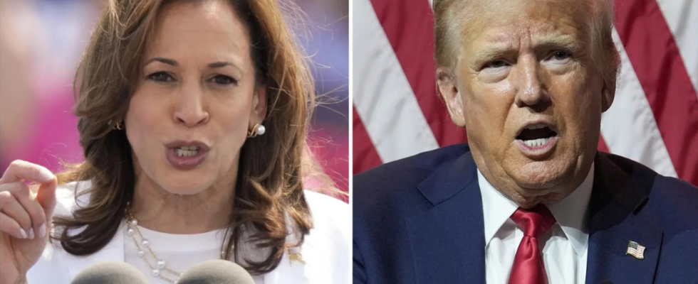 „Dasselbe alte abgedroschene Drehbuch Kamala schiesst zurueck auf Trumps Kommentar