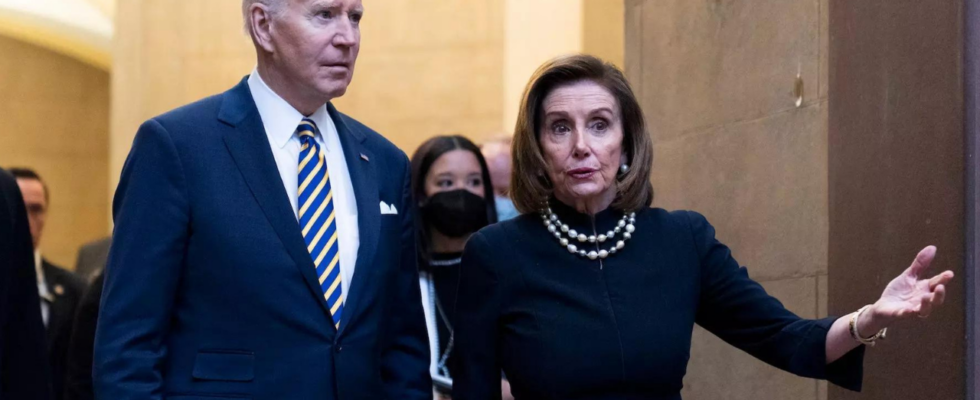 „So ein bedeutender Praesident Nancy Pelosi sagt die USA sollten