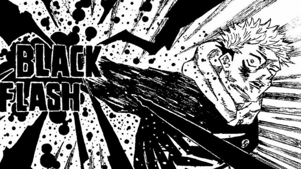 Yuji Itadori schlägt im Manga „Jujutsu Kaisen“ einen Black Flash