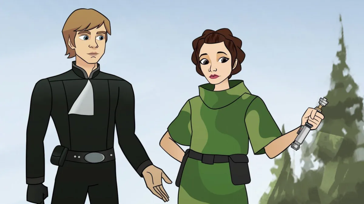 Forces of Destiny als Teil eines Artikels über jede bewertete Star Wars-Animationsserie.