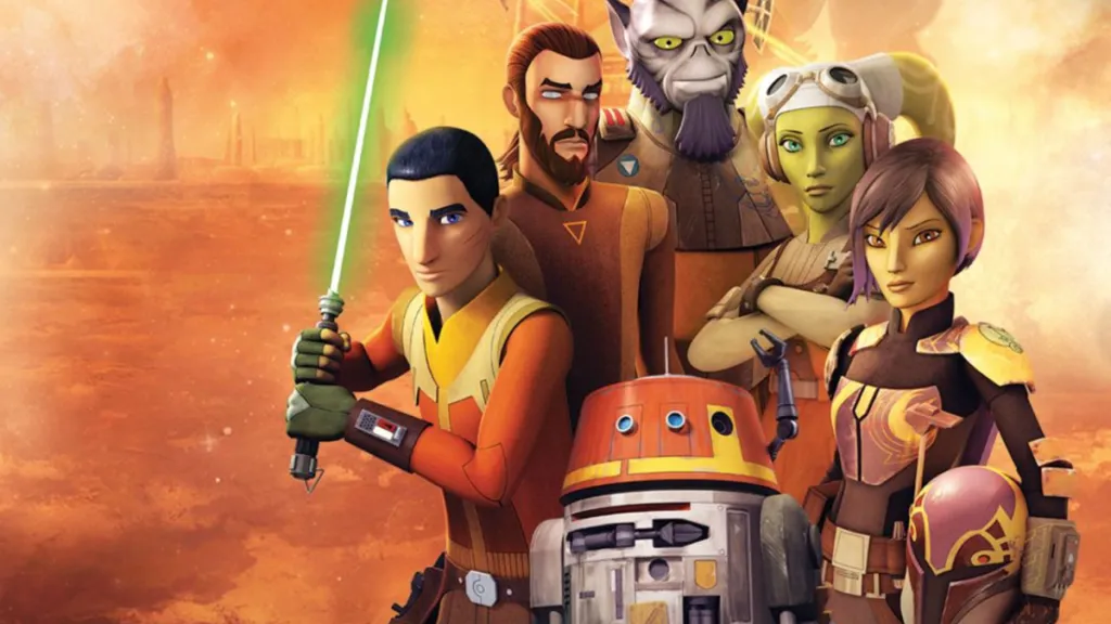 Star Wars Rebels als Teil eines Artikels über jede bewertete Star Wars-Animationsserie.