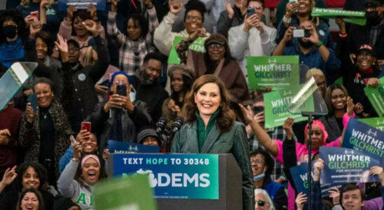 Abtreibungsrecht Gretchen Whitmer nennt Trump wegen seiner Aeusserungen zur Abtreibung