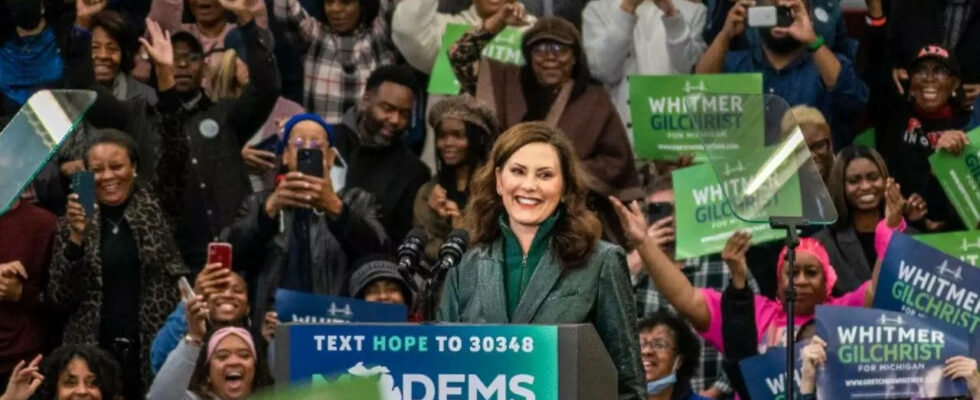 Abtreibungsrecht Gretchen Whitmer nennt Trump wegen seiner Aeusserungen zur Abtreibung