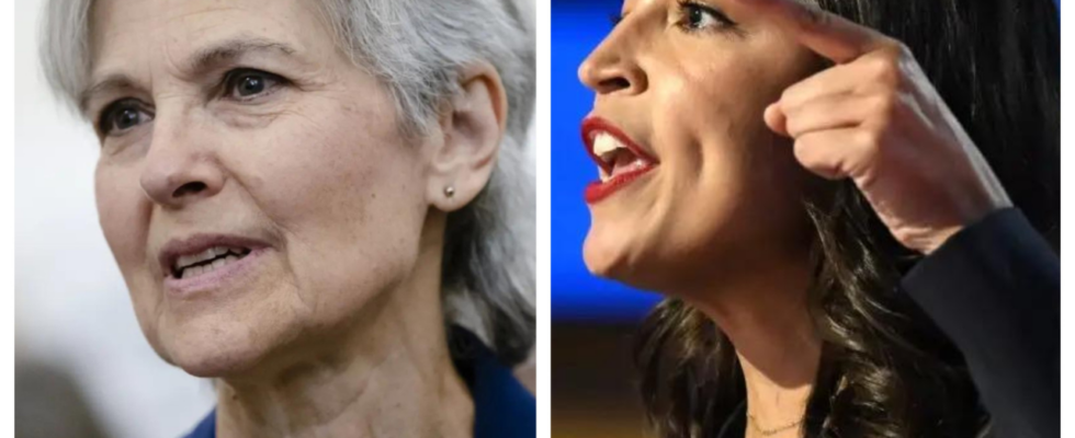 Alexandria Ocasio Cortez Jill Stein vs AOC in den sozialen Medien