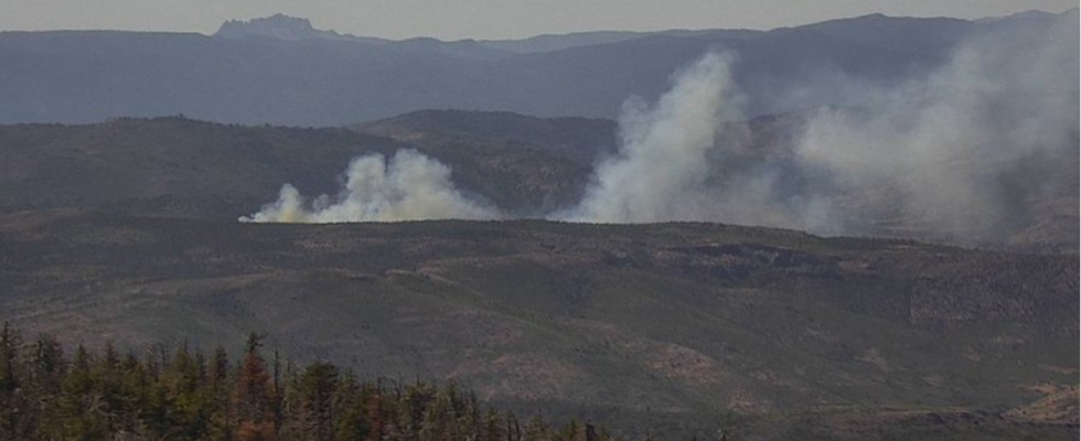 Bear Fire erzwingt Evakuierung in der Naehe von Sierra Brooks