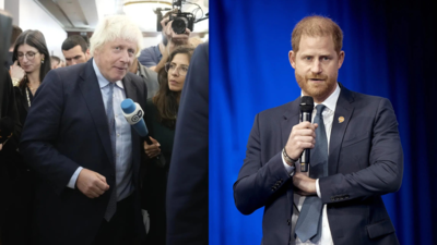 Boris Johnson gab Harry „maennlich aufmunternde Worte um den