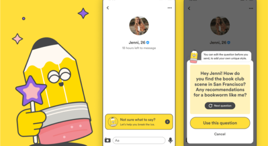 Bumble nutzt KI um Benutzer bei der Profilerstellung und bei