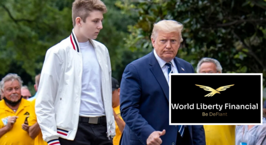 Der 18 jaehrige Barron Trump uebernimmt als „DeFi Visionaer die Fuehrung der