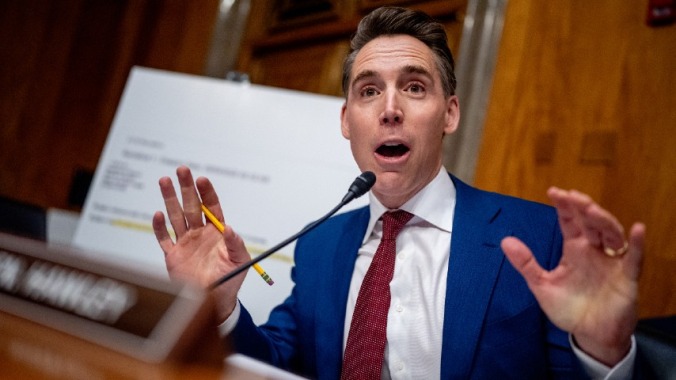 Der verzweifelte Josh Hawley behauptet dass die Abtreibungsaenderung in Missouri