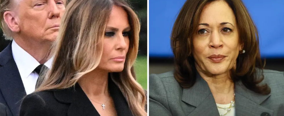 Drueckt Melania insgeheim Kamala Harris die Daumen Ehemaliger Trump Berater laesst