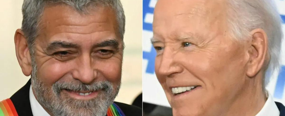 George Clooney Joe Biden Piers Morgan fragt sich ob Biden