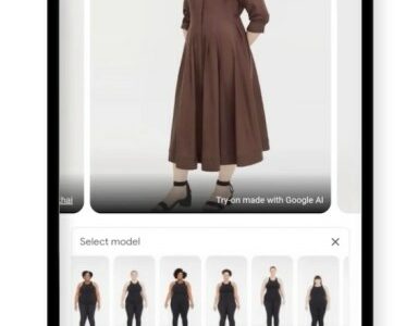 Google erweitert KI gestuetztes virtuelles Anprobetool um Kleider