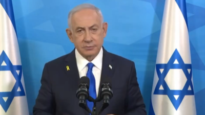 Hisbollah Fuehrer Nasrallah getoetet Israels Ministerpraesident Netanyahu sagt die Rechnung sei