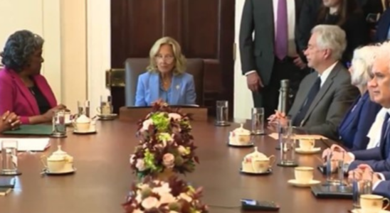 Jill Biden Warum Jill Biden an der Kabinettssitzung des Weissen