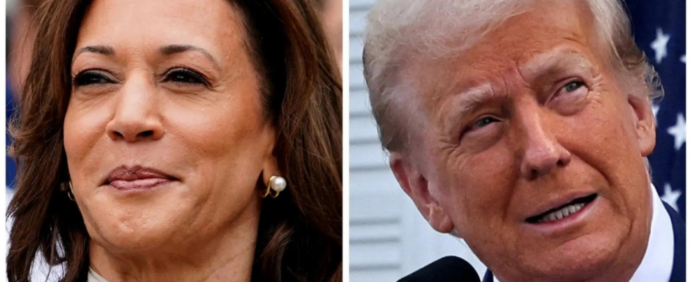 Kamala Harris Donald Trump Debatte „Immer der boese Mann Hat Donald