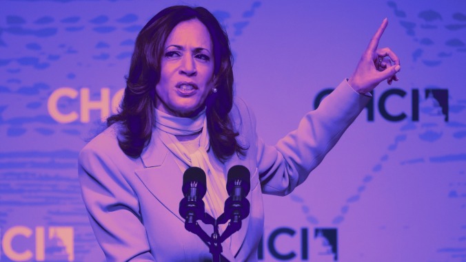 Kamala Harris war die erste grosse Praesidentschaftskandidatin die den Ablauf