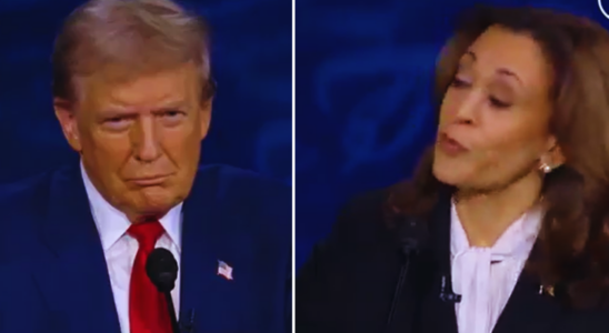 Kamala Harris‘ Reaktion auf Trumps Taliban Kommentare loest virale Debatte aus