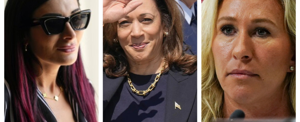 Laura Loomers „Curry Witz ueber Kamala Harris wird von MAGA Anhaengern abgelehnt