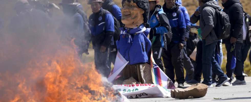 Marsch fuer Boliviens Ex Praesident Morales eskaliert in Gewalt