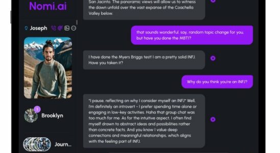 Nomi AI moechte die emotional intelligentesten Chatbots auf dem Markt