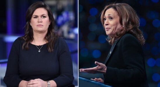 Sarah Huckabee Sanders attackierte Kamala Harris bei Trump Kundgebung weil sie