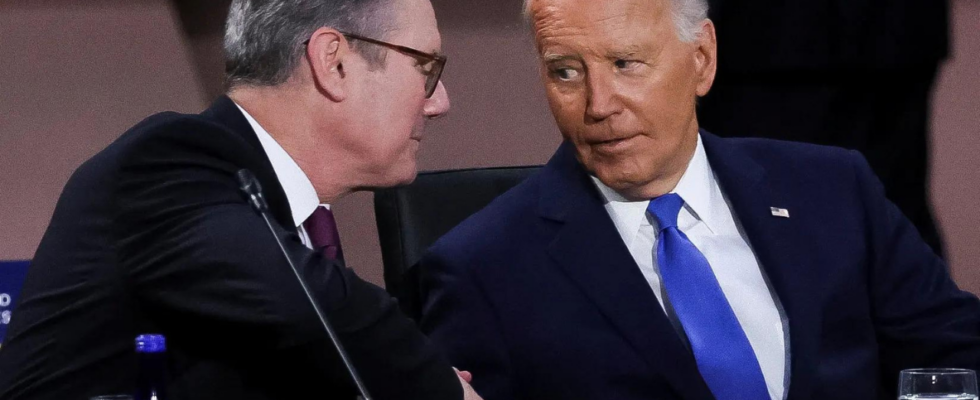 US Praesident Joe Biden US Praesident Biden empfaengt naechste Woche den britischen