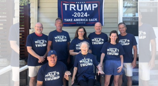 „Nebraska Walzs for Trump T Shirts entfachen Apostroph Debatte auf X soziale Medien