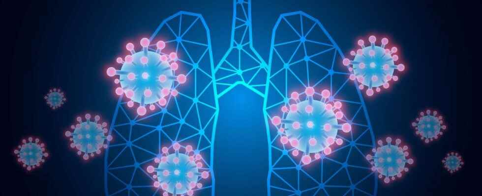 How does SARS Cov 2 spread through the respiratory tract