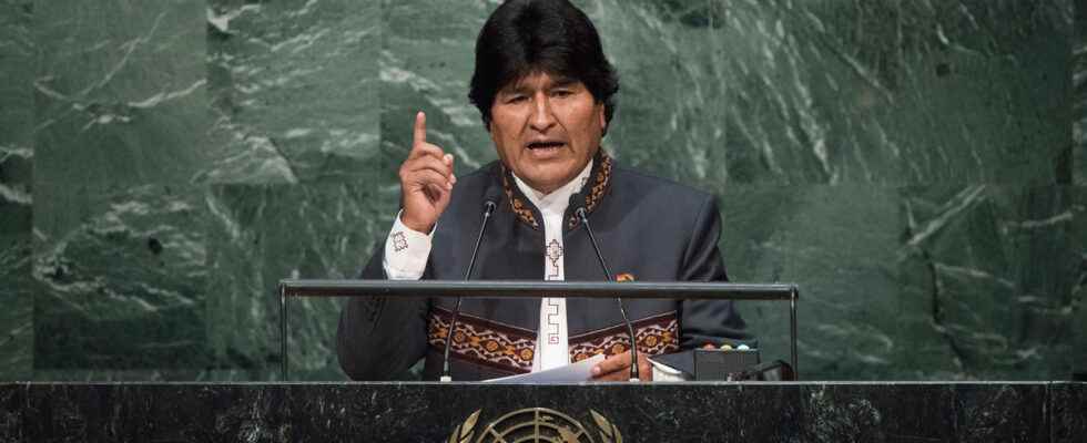 The president of Bolivia detained in Europe