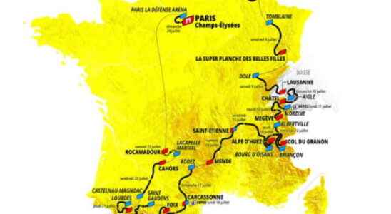 Tour de France 2022 dates official route and detailed map