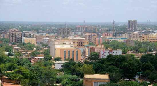 the police disperse demonstrators in Ouagadougou