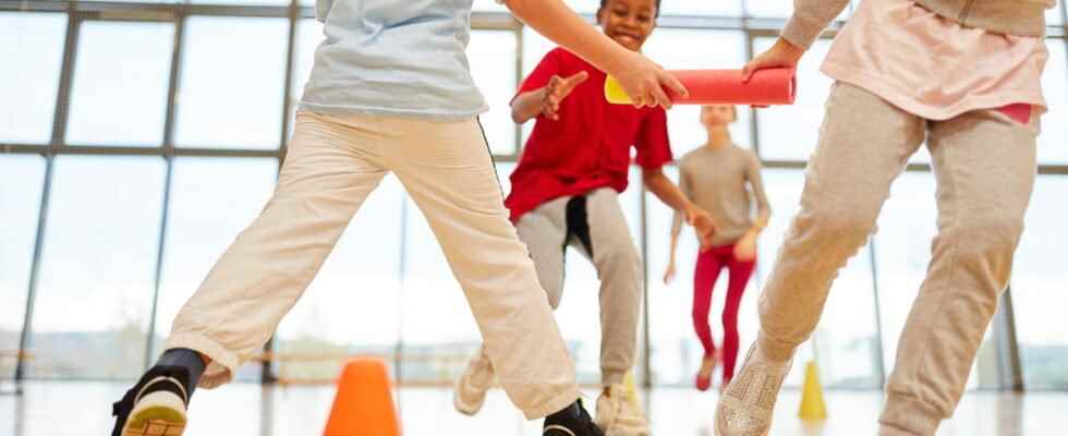 Sport and Covid contact indoors in groups at school