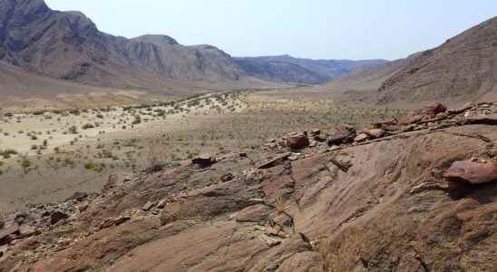 When glaciers covered Namibia