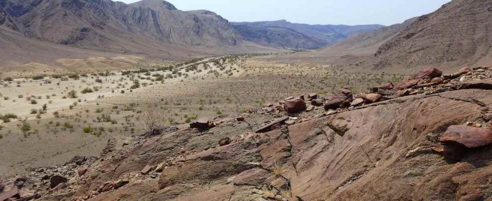 When glaciers covered Namibia