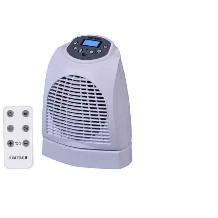 SIMTECH REMOTE CONTROLLED FAN HEATER