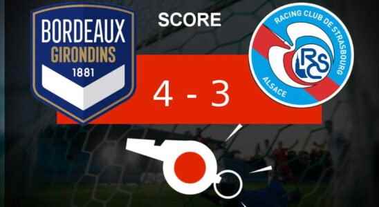 Bordeaux Strasbourg RC Strasbourg falls the summary